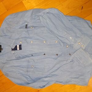 Lucky Brand Light Blue Button-Up Shirt